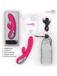 MORESSA TROY MASAJEADOR PUNTO G Y CLITORIS PREMIUM SILICONE RECARGABLE
