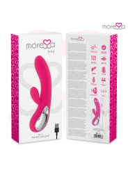 MORESSA TROY MASAJEADOR PUNTO G Y CLITORIS PREMIUM SILICONE RECARGABLE