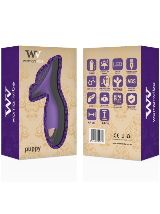 WOMANVIBE PUPPY ESTIMULADOR RECARGABLE SILICONA