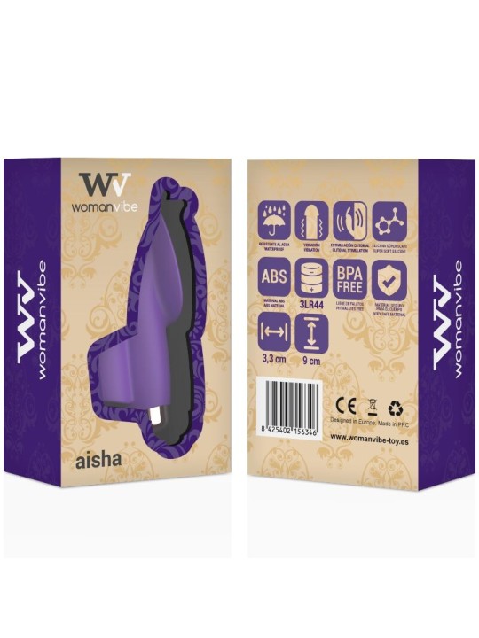 WOMANVIBE AISHA DEDAL ESTIMULADOR SILICONA