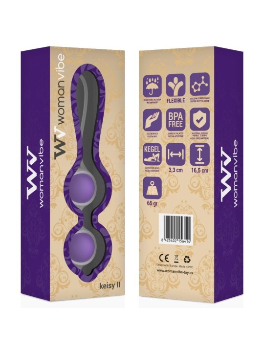 WOMANVIBE KEISY II BOLAS SILICONA
