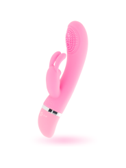 INTENSE SUSY VIBRADOR OSCILANTE SILICON RABBIT ROSA