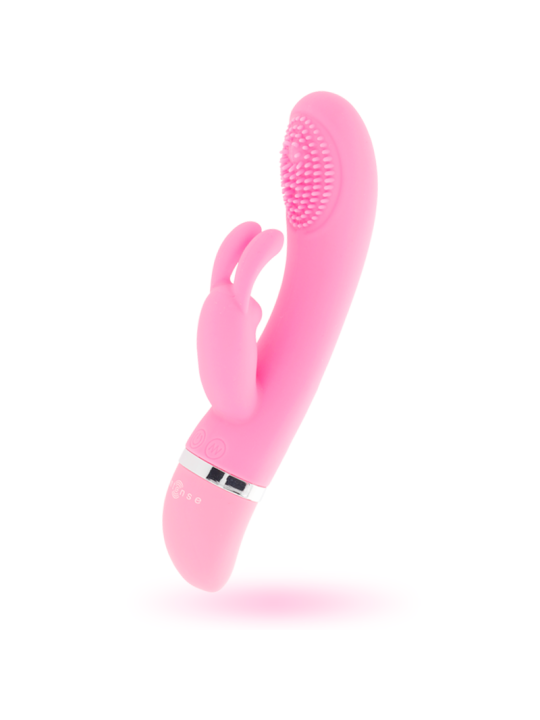 INTENSE SUSY VIBRADOR OSCILANTE SILICON RABBIT ROSA