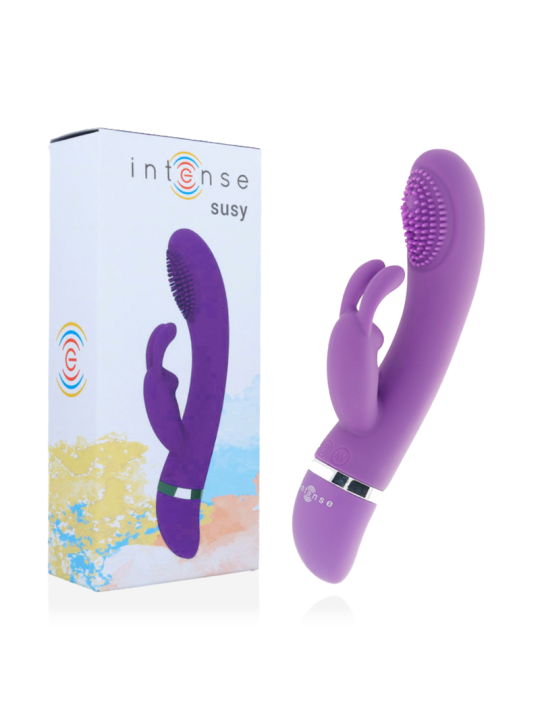 INTENSE SUSY VIBRADOR OSCILANTE SILICONA RABBIT LILA