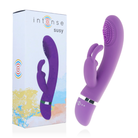 INTENSE SUSY VIBRADOR OSCILANTE SILICONA RABBIT LILA