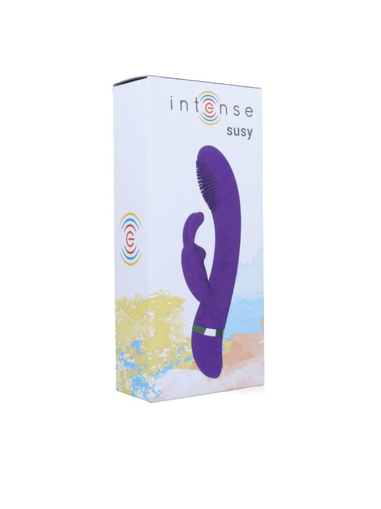 INTENSE SUSY VIBRADOR OSCILANTE SILICONA RABBIT LILA