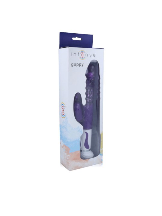 INTENSE GUPPY VIBRADOR ROTADOR LILA