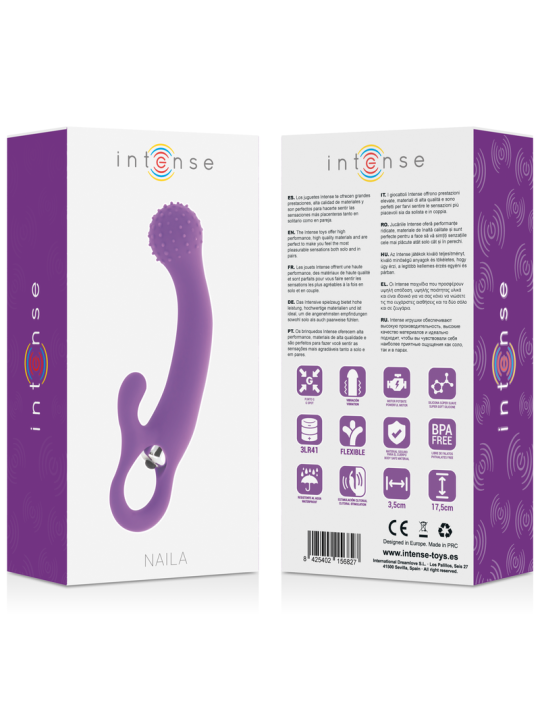 INTENSE NAILA VIBRATING SILICONE LILA