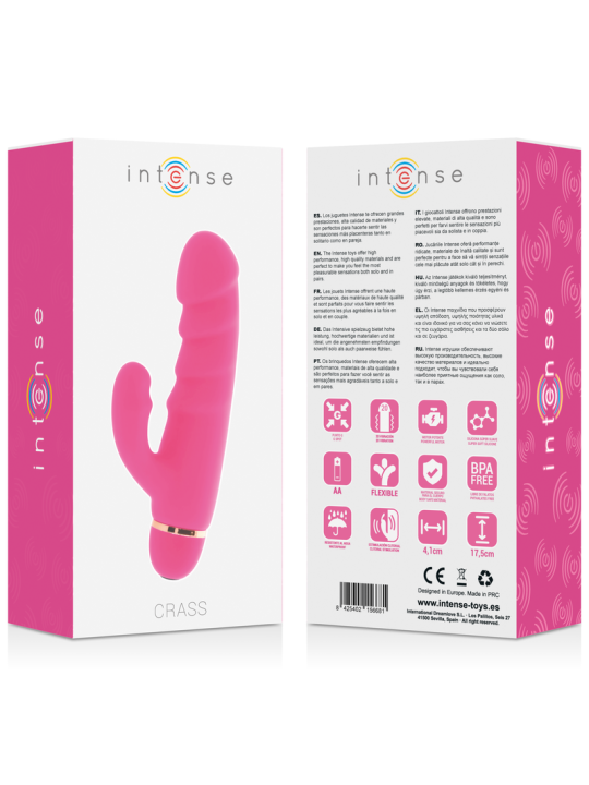 INTENSE CRASS 20 SPEEDS SILICONE ROSA