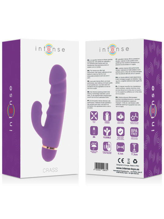 INTENSE CRASS 20 SPEEDS SILICONE LILA