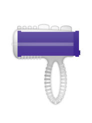 CASUAL LOVE RING VIBRADOR LENGUA LILA