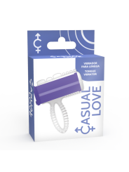 CASUAL LOVE RING VIBRADOR LENGUA LILA