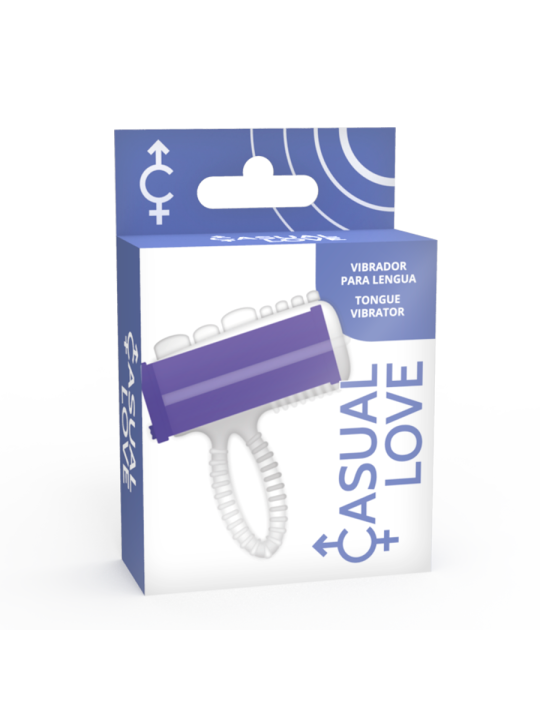 CASUAL LOVE RING VIBRADOR LENGUA LILA