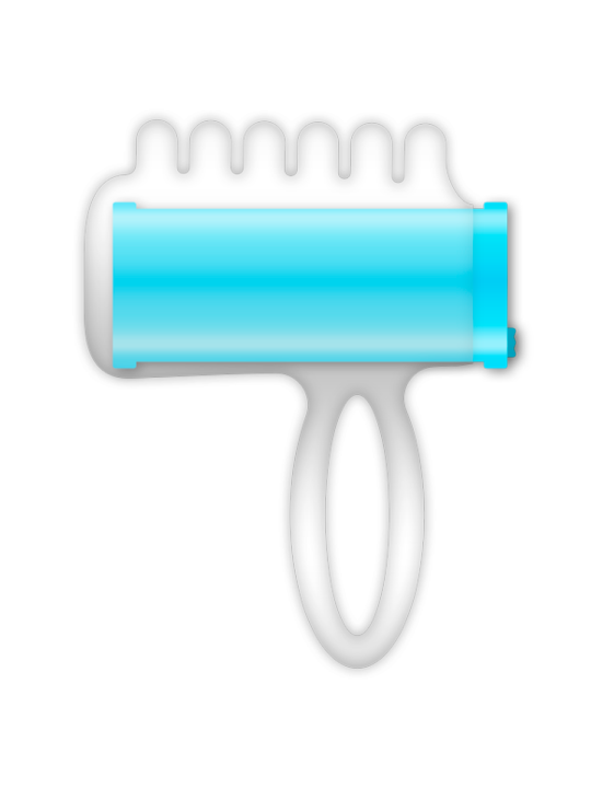 CASUAL LOVE ESTIMULADOR DEDO AZUL