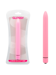GLOSSY SLIM VIBRADOR ROSA