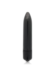 GLOSSY THIN VIBRADOR NEGRO