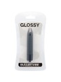 GLOSSY THIN VIBRADOR NEGRO
