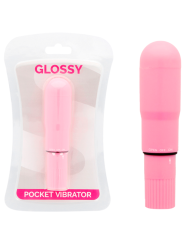 GLOSSY POCKET VIBRADOR ROSA
