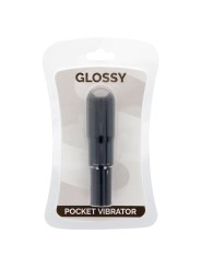 GLOSSY POCKET VIBRADOR NEGRO