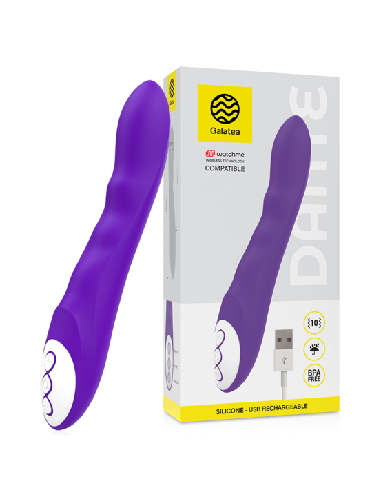 GALATEA DANTE VIBRADOR LILA COMPATIBLE CON WATCHME WIRELESS TECHNOLOGY