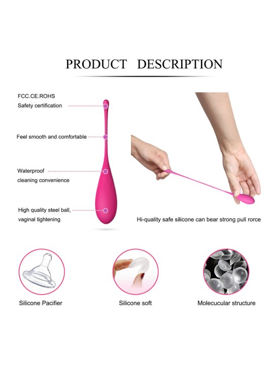 LESLIE KEGEL FIT ENTREGADOR SUELO PELVICO 6 PESOS