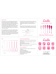 LESLIE KEGEL FIT ENTREGADOR SUELO PELVICO 6 PESOS