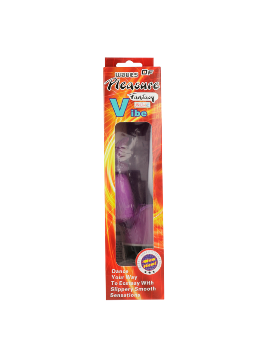 BAILE WAVES OF PLEASURE FANTASY VIBRADOR CON RABBIT LILA 23 CM
