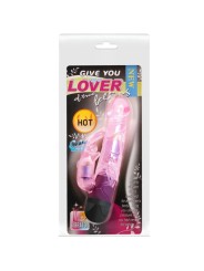 BAILE GIVE YOU LOVER VIBRADOR CON RABBIT ROSA