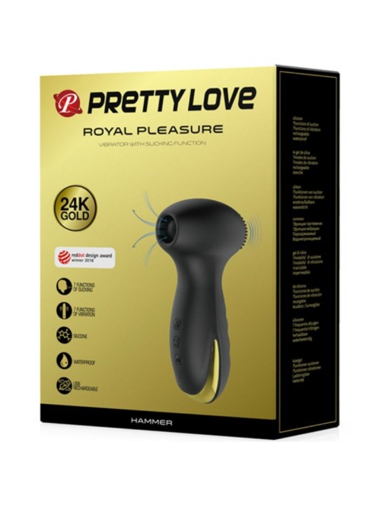 PRETTY LOVE SMART HAMMER VIBRACION Y ONDAS ESTIMULADORAS