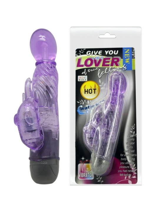 BAILE GIVE YOU A KIND OF LOVER VIBRADOR CON RABBIT LILA 10 MODOS