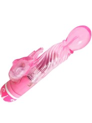 BAILE VIBRADOR MULTIVELOCIDAD CON ESTIMULADOR ROSA
