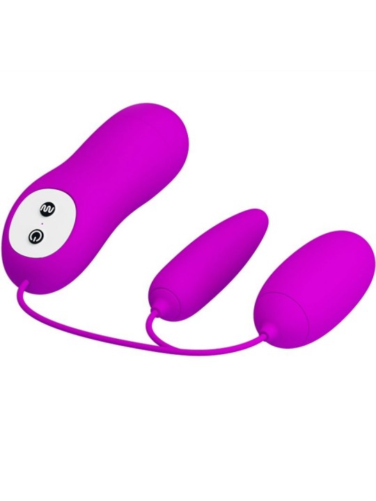 PRETTY LOVE IRMA HUEVO VIBRADOR DOBLE