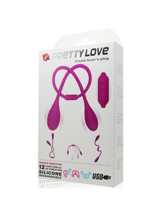 PRETTY LOVE ESTIMULADOR UNISEX DREAM LOVERS WHIP 2