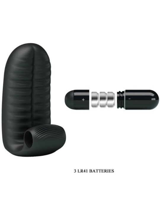 PRETTY LOVE ABBOTT DEDAL ESTIMULADOR NEGRO