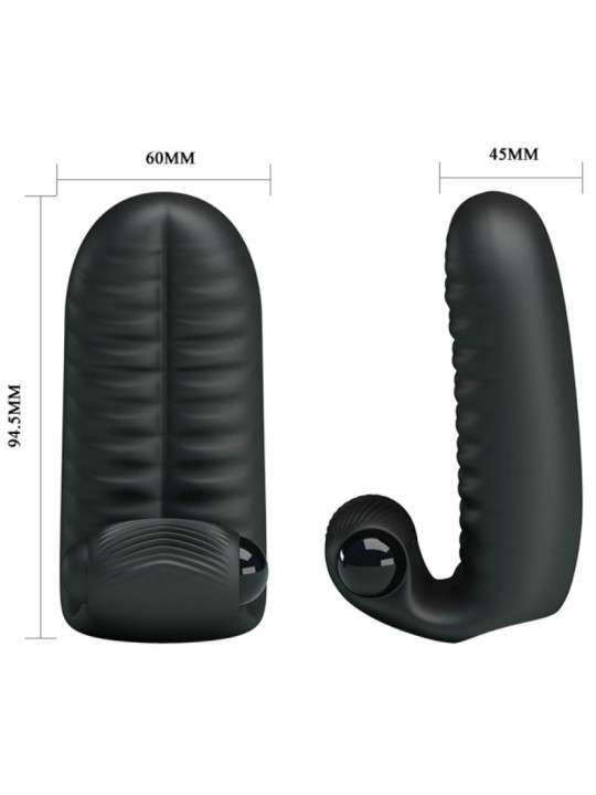 PRETTY LOVE ABBOTT DEDAL ESTIMULADOR NEGRO