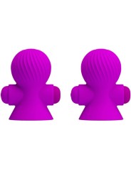 PRETTY LOVE ESTIMULADORES PEZONES 12 MODOS VIBRACION LILA