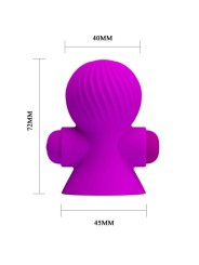 PRETTY LOVE ESTIMULADORES PEZONES 12 MODOS VIBRACION LILA