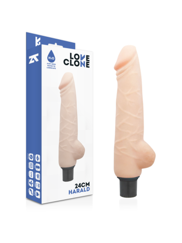 LOVECLONE HARALD VIBRADOR REALISTICO SELF LUBRICATION 24 CM O 4 CM