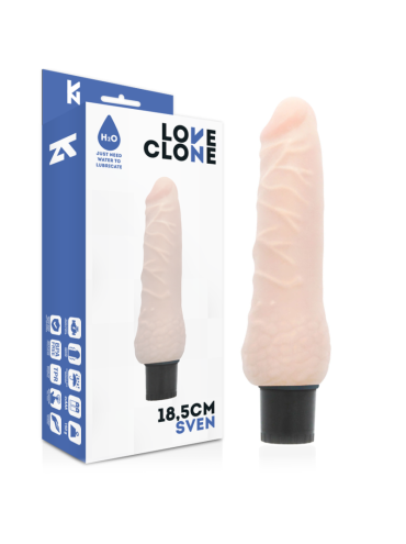 LOVECLONE SVEN VIBRADOR REALISTICO SELF LUBRICATION 185 CM O 33 CM