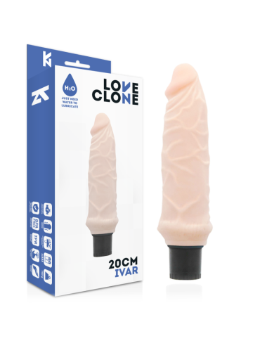 LOVECLONE IVAR VIBRADOR REALISTICO SELF LUBRICATION 20 CM O 37 CM