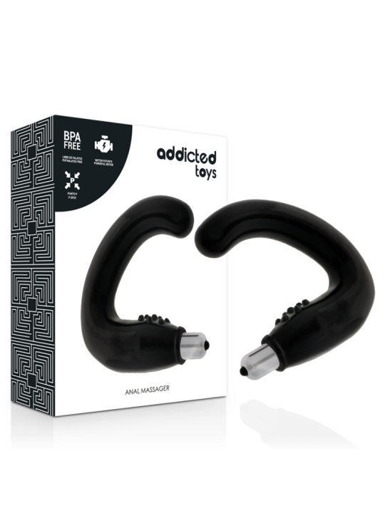ADDICTED TOYS ANAL MASSAGER NEGRO