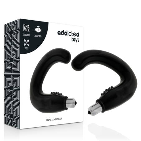 ADDICTED TOYS ANAL MASSAGER NEGRO