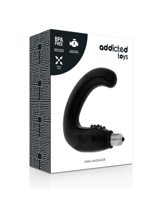 ADDICTED TOYS ANAL MASSAGER NEGRO