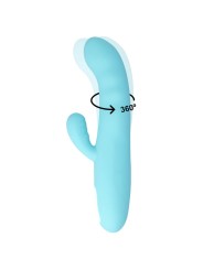 MIA EIFFEL VIBRADOR ROTADOR AZUL TURQUESA
