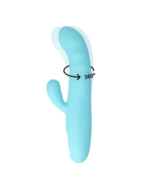 MIA EIFFEL VIBRADOR ROTADOR AZUL TURQUESA