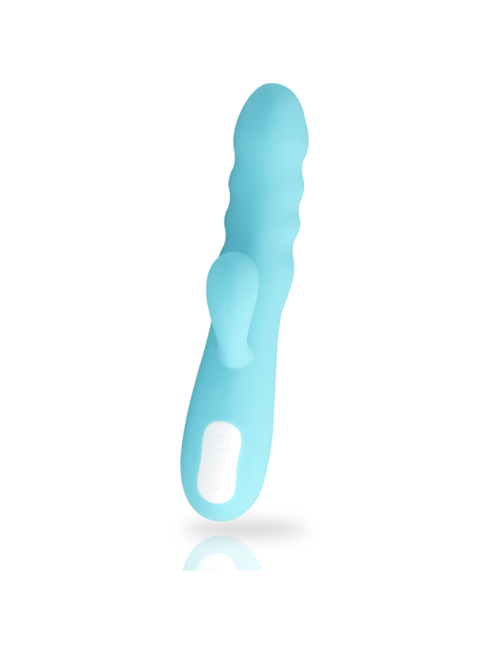 MIA EIFFEL VIBRADOR ROTADOR AZUL TURQUESA