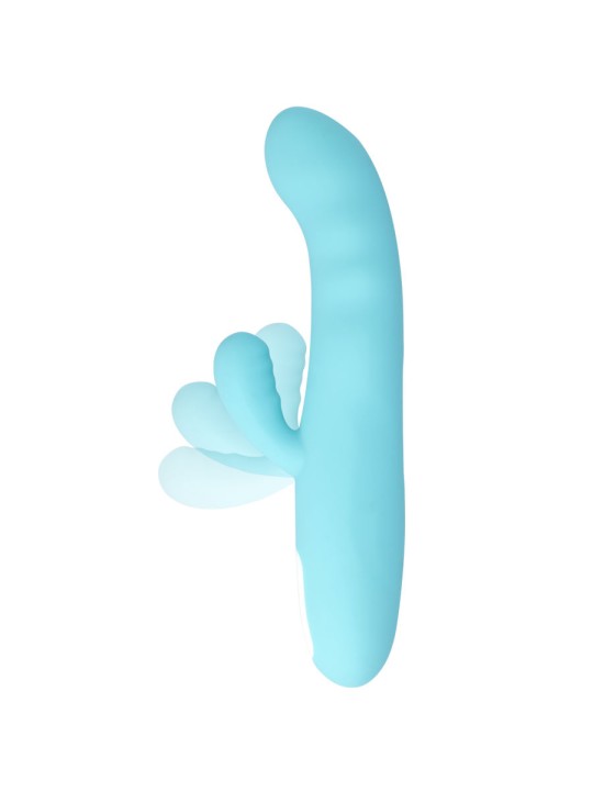 MIA EIFFEL VIBRADOR ROTADOR AZUL TURQUESA