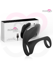 MORESSA BRANDON POTENTE ANILLO VIBRADOR CON FUNDA DE ENGROSAMIENTO MASCULINO