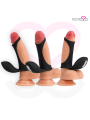 MORESSA BRANDON POTENTE ANILLO VIBRADOR CON FUNDA DE ENGROSAMIENTO MASCULINO