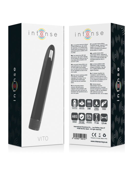INTENSE VITO VIBRADOR NEGRO